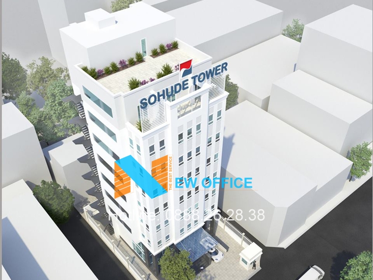 Mô hình dự án tòa nhà văn phòng Sohude Building quận Phú Nhuận.