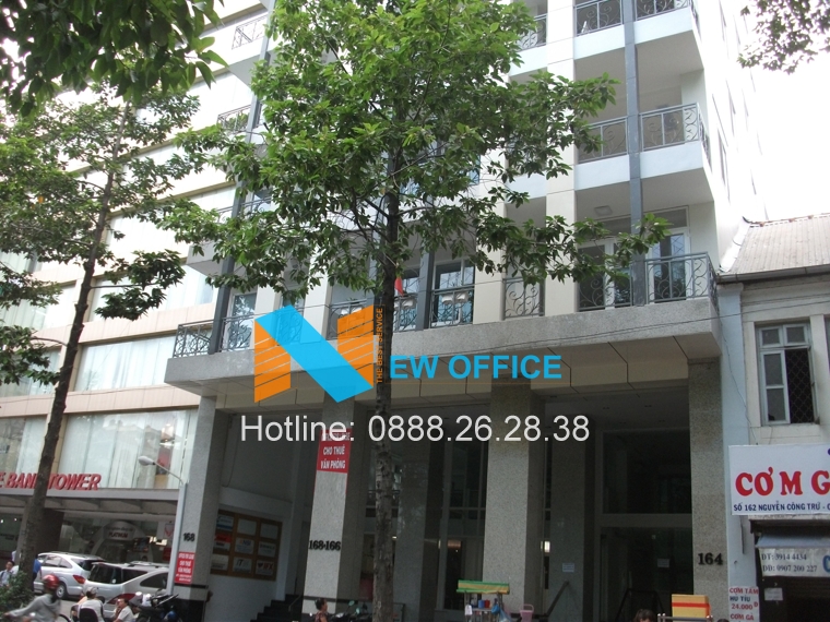 Hình ảnh trước tòa nhà Golden Sea Building trên đường Nguyễn Công Trứ.