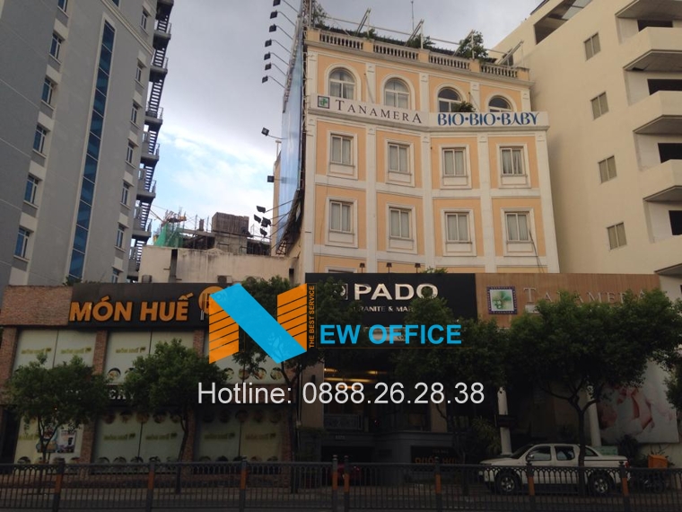 Tổng quan tòa nhà Quốc Hưng Building trên đường Nguyễn Văn Trỗi quận Phú Nhuận.