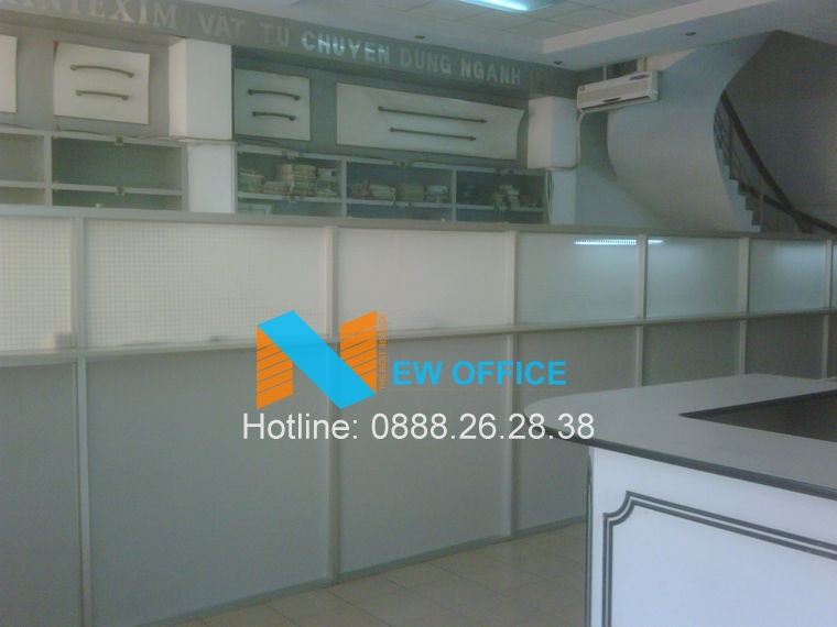 Hình ảnh diện tích cho thuê bên tòa nhà Gia Linh trên đường Nguyễn Đình Chiểu.