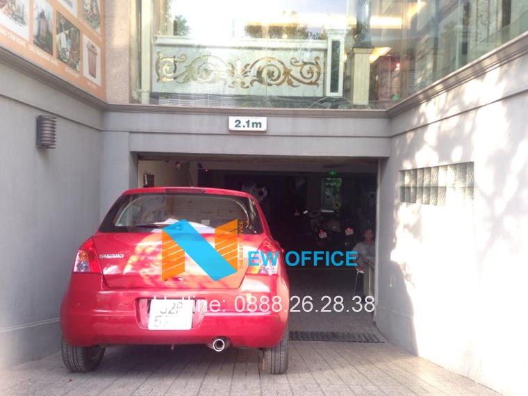 Khu vực tầng hầm của tòa nhà Quốc Hưng Building.