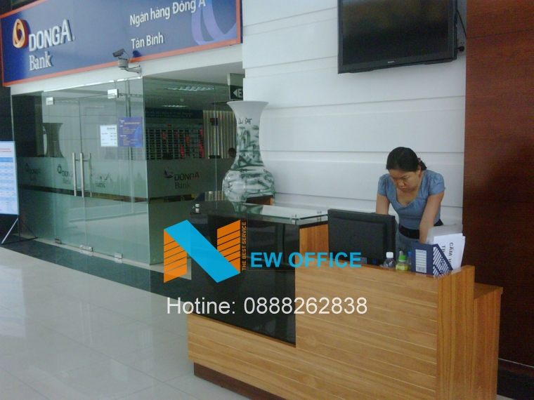 Lễ tân tại tòa nhà Mekong Tower Cộng Hòa Phường 13 Quận Tân Bình
