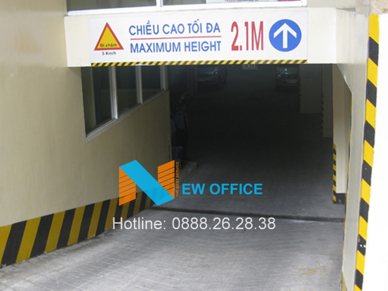 Văn phòng cho thuê quận 1 tòa nhà Artex Saigon Building hầm gửi xe.