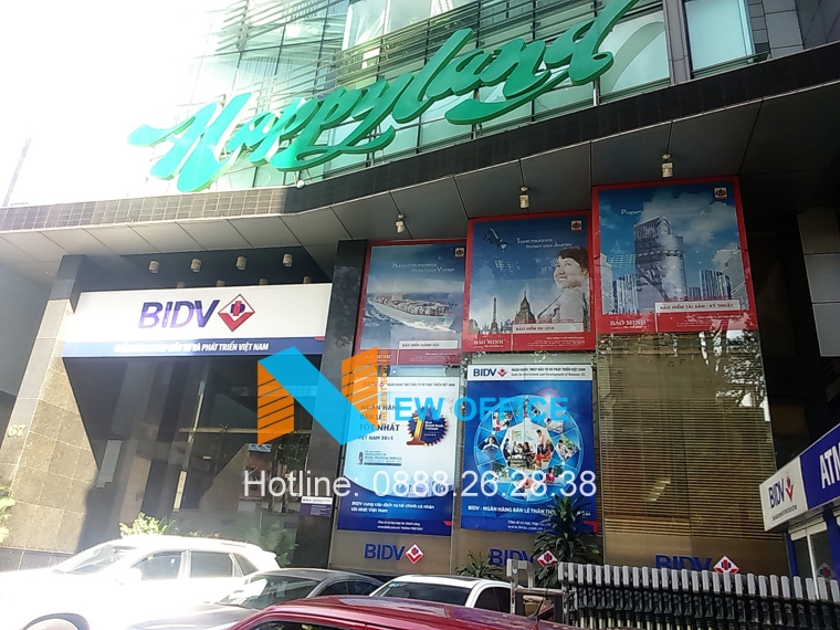 Phía trước của tòa nhà Khang Thông Building.