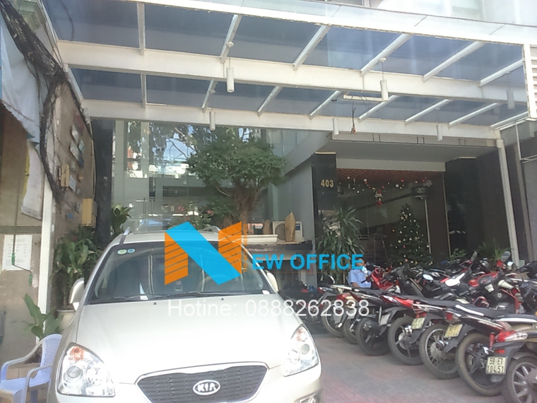 Tòa nhà GT Building cho thuê văn phòng Quận Tân Bình nhìn tổng quan từ phía ngoài