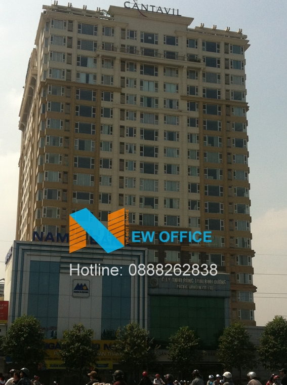 Mặt trước tòa nhà Cantavil Hoàn Cầu