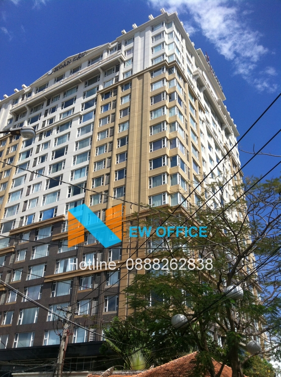 Mặt trước tòa nhà Cantavil Hoàn Cầu quận Bình Thạnh