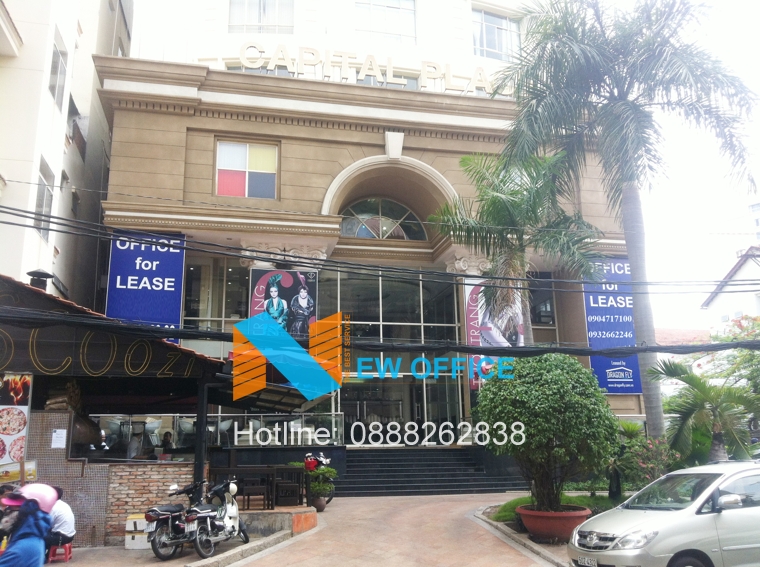 khu vực phía trước tòa nhà CAPITAL PLACE