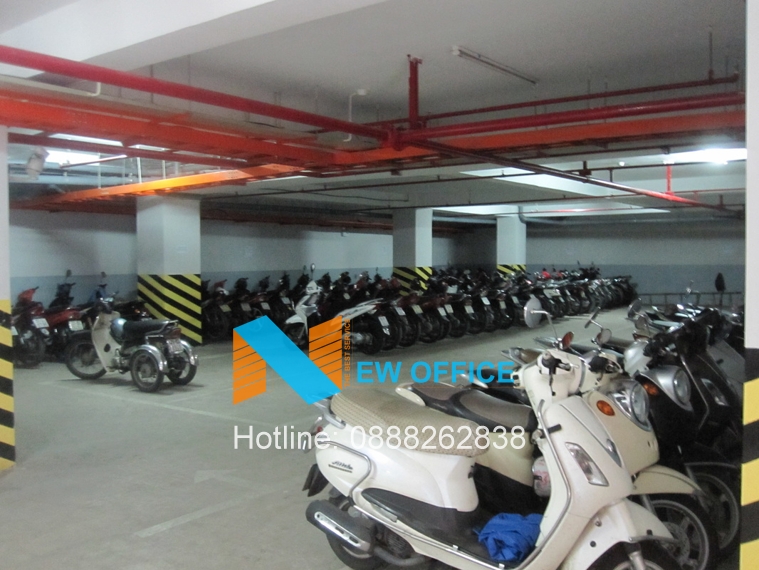 Hầm gửi xe tại tòa nhà Cavi Building