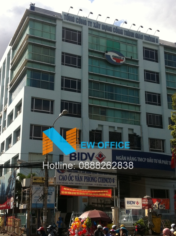 tổng quan tòa nhà Cienco 6 Building tại quận Bình Thạnh