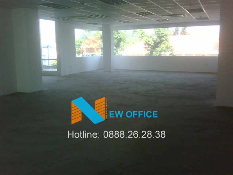 Diện tích sàn trống làm văn phòng tại tòa nhà H&H Building.