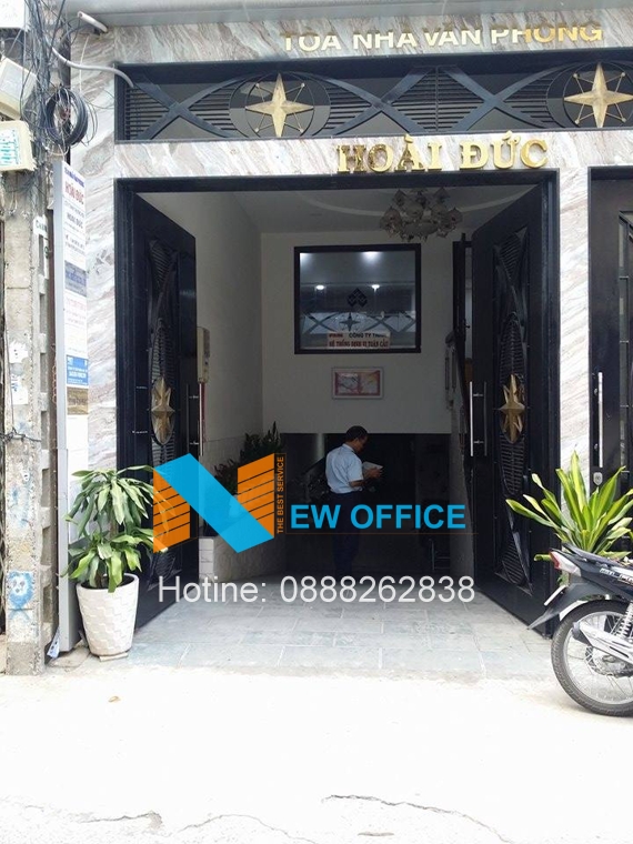 Tòa nhà Hoài Đức Building nhìn tổng quan từ phía ngoài