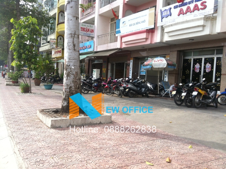 khu vực nút giao thông tòa nhà Hoàng Đan Building