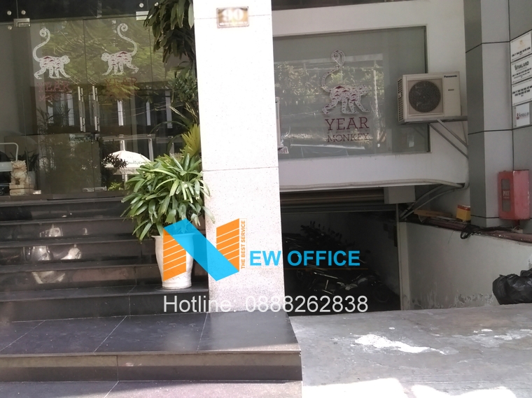 khu vực xuống tầng hầm tòa nhà Medla Villa Building