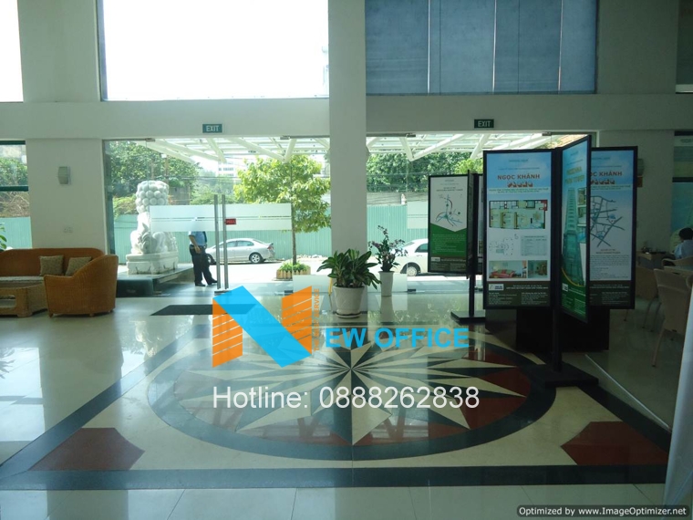 khu vực đại sảnh tiếp khách tòa nhà Indochina Park Tower