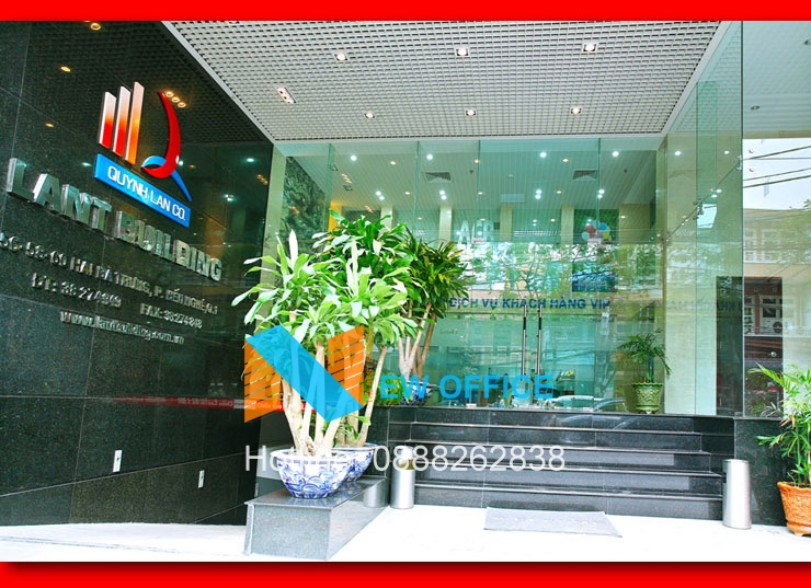 khu vực lễ tân tòa nhà Lant Building