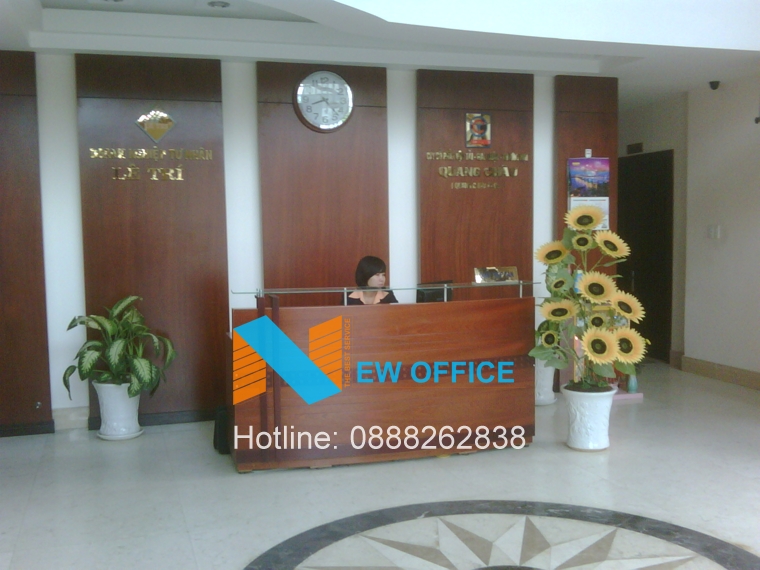 lễ tân tòa nhà Lê Trí Building