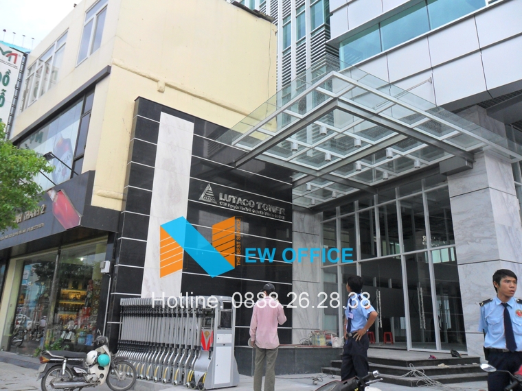 Khu vực phía trước của tòa nhà Lutaco Tower.