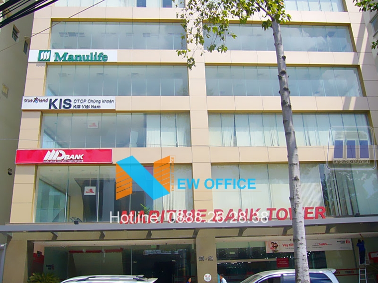 Văn phòng cho thuê quận 1 tại tòa nhà TNR TOWER cửa chính của tòa nhà.