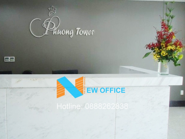khu vực lễ tân tòa nhà Phương Building