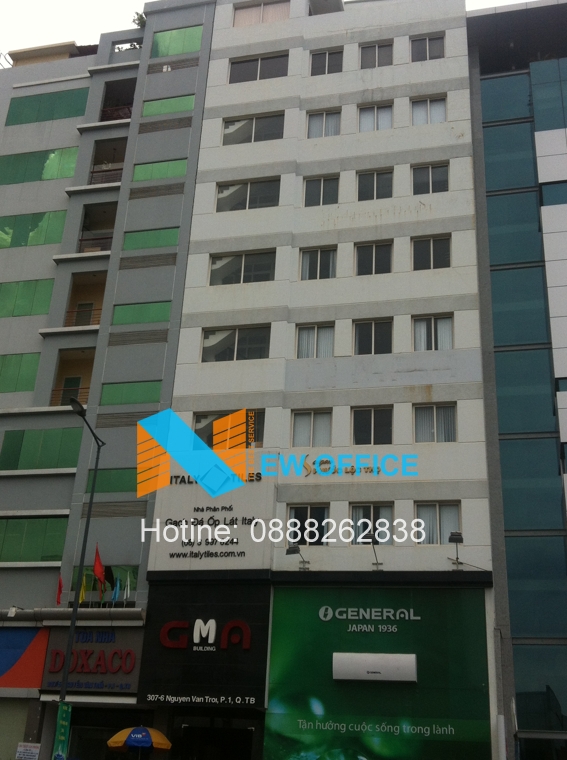 Cho thuê văn phòng tại GMA Building Phường 1 Quận Tân Bình