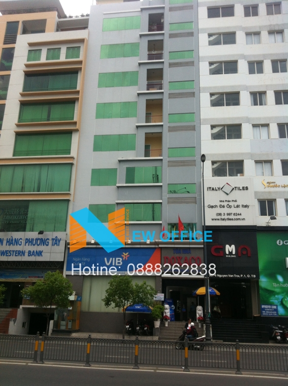 Tòa nhà GMA Building nhìn tổng quan từ phía ngoài