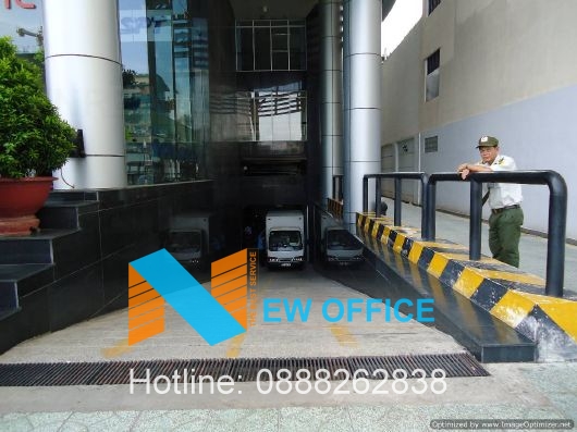 Hầm gửi xe tại tòa nhà Phước Thành Building