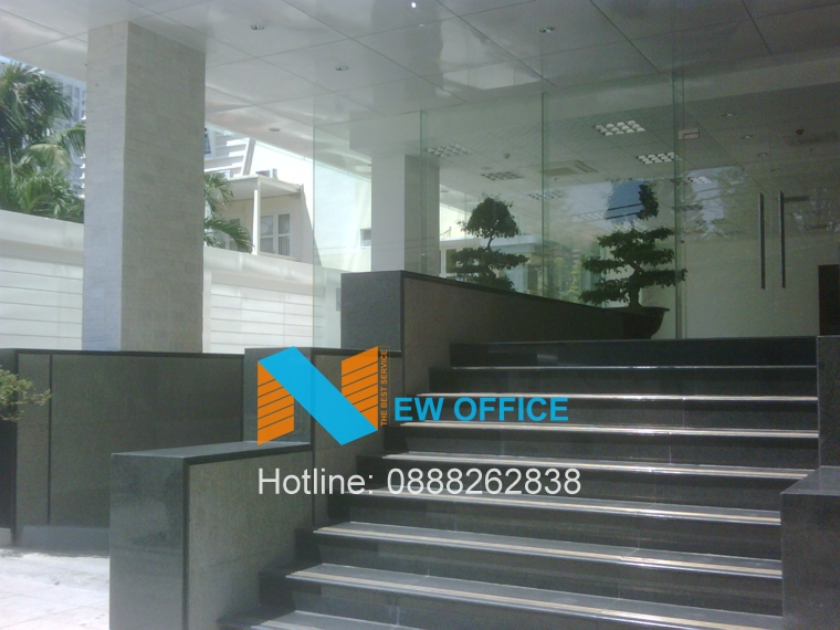 khu vực bước vào đại sảnh tòa nhà Sông Đà Building