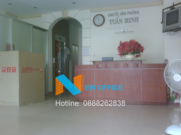 khu vưc lễ tân tòa nhà Tuấn Minh 1 Building