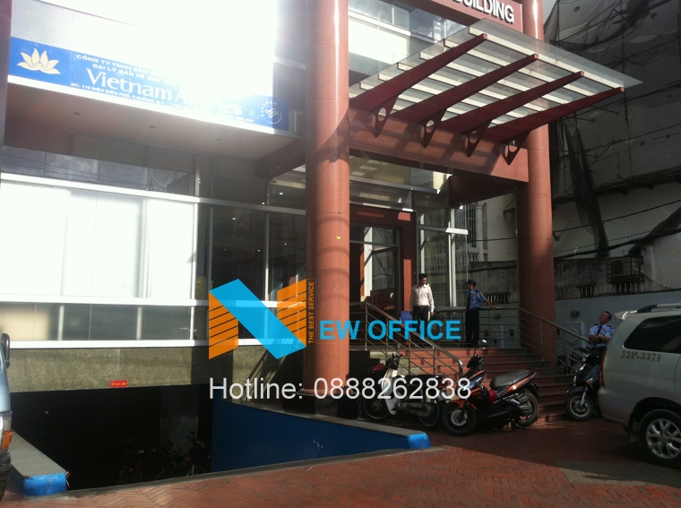 khu vực phía trước bước vào dại sảnh tòa nhà Tuildonai Building