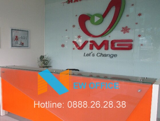 Khu vực lễ tân của tòa nhà VMG Building.