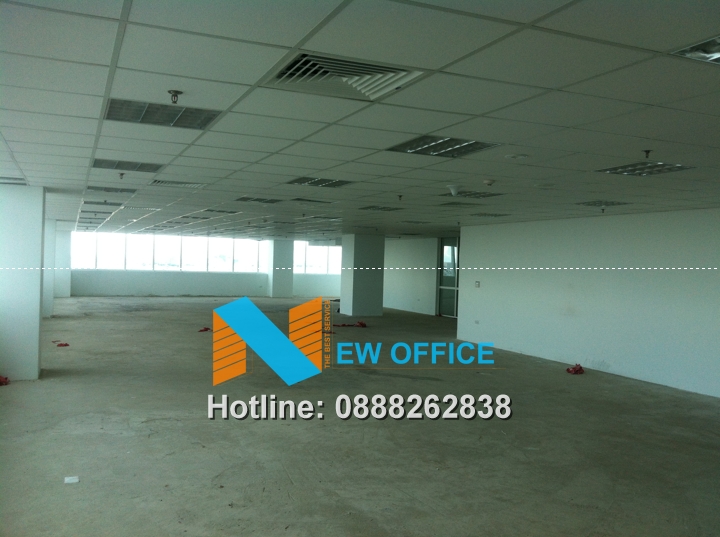 Diện tích 1 sàn cho thuê tại Etown 4 tower