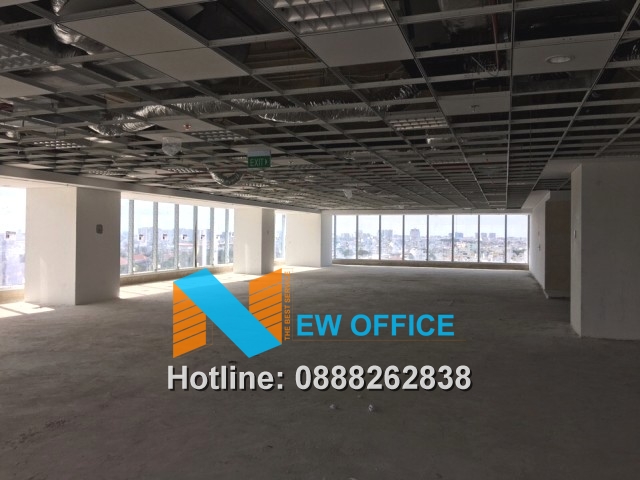 Diện tích cho thuê mẫu tại Viettel Complex tower