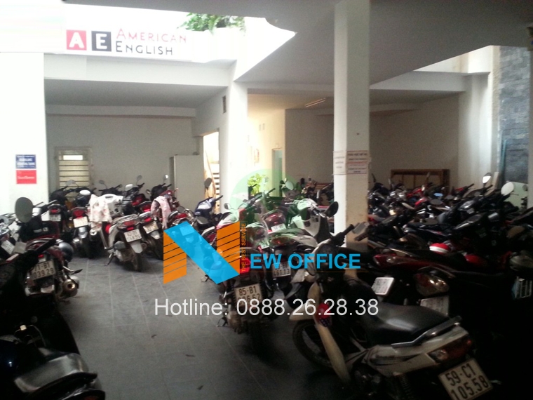 Khu vực để xe của tòa nhà Hợp Anh Building.