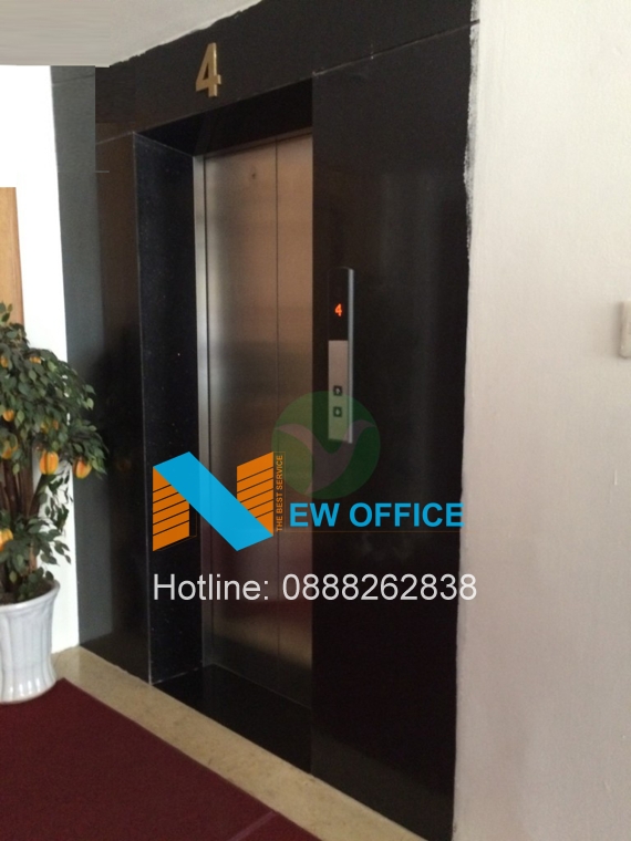 khu vực thang máy tòa nhà Kim Xuân Gia Building