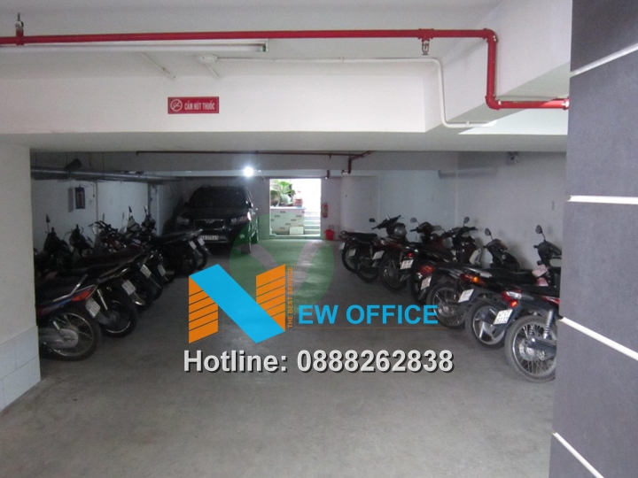 Tầng hầm tại tòa nhà Green Bee building