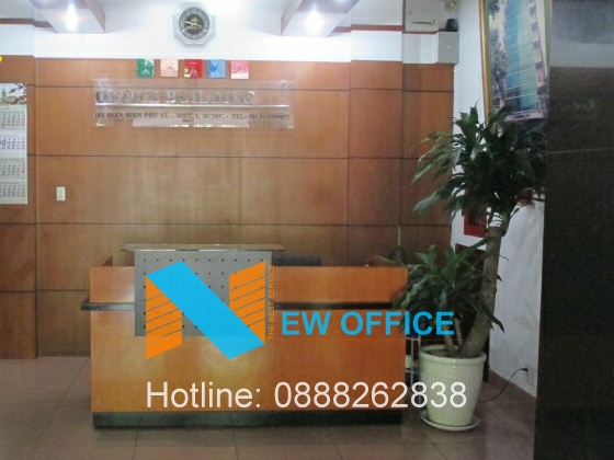 khu vực lễ tân tòa nhà Dương Anh Building