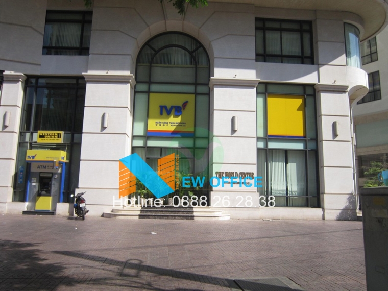 kh vưc phía trước bước vào sảnh tòa nhà The World Center