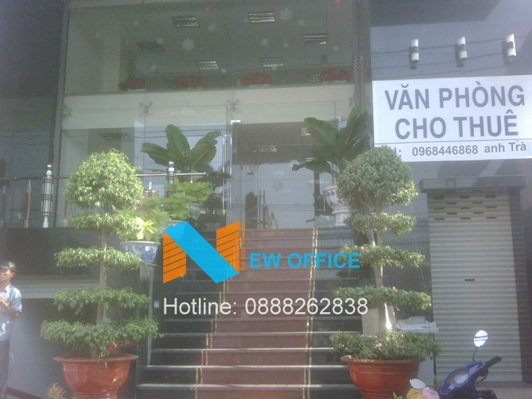 Mặt trước tòa nhà Hoàng Minh Building quận Bình Thạnh