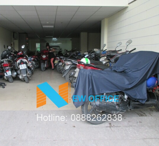 Hầm gửi xe tại tòa nhà NGE Building