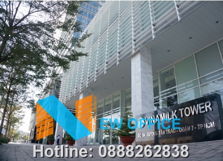 View phía trước tòa nhà Vinamilk Tower