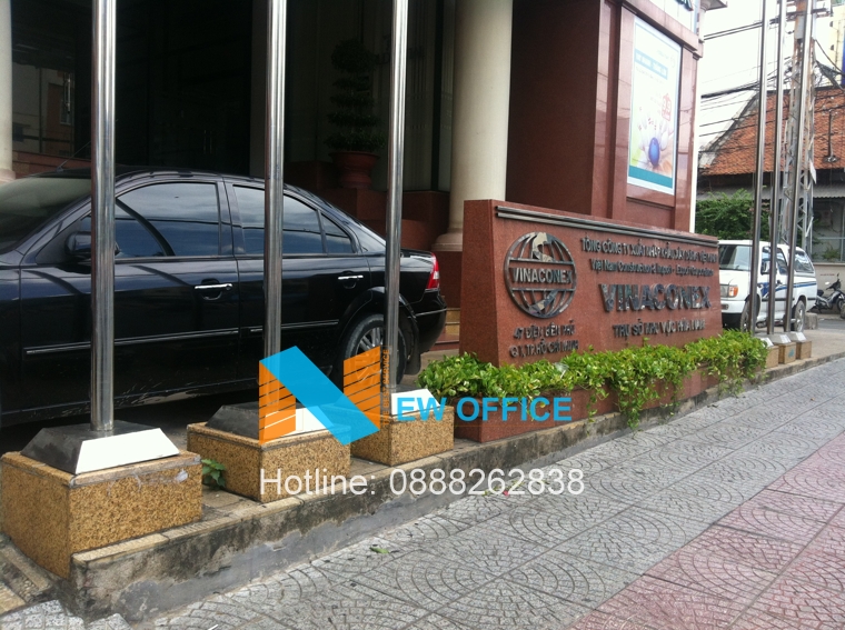 kh vưc phía trước sảnh tòa nhà VINACONEX Building