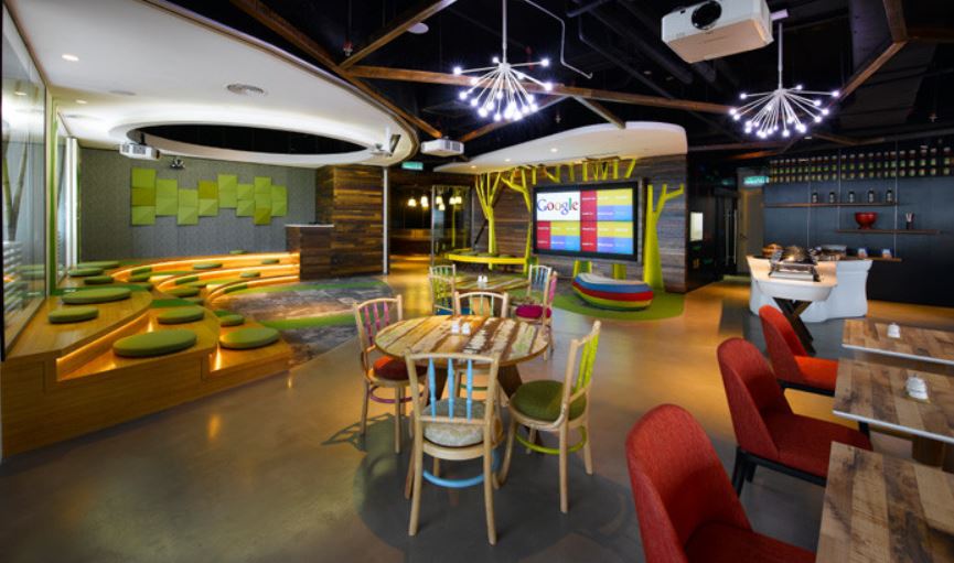 Văn phòng google – mang đậm “màu sắc” doanh nghiệp
