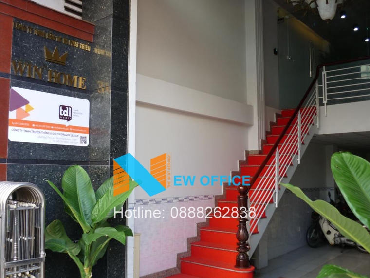 khu vực bước vào đại sảnh tòa nhà Win Home Building
