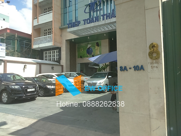 Tòa nhà Toàn Thắng Building nhìn tổng quan từ phía ngoài